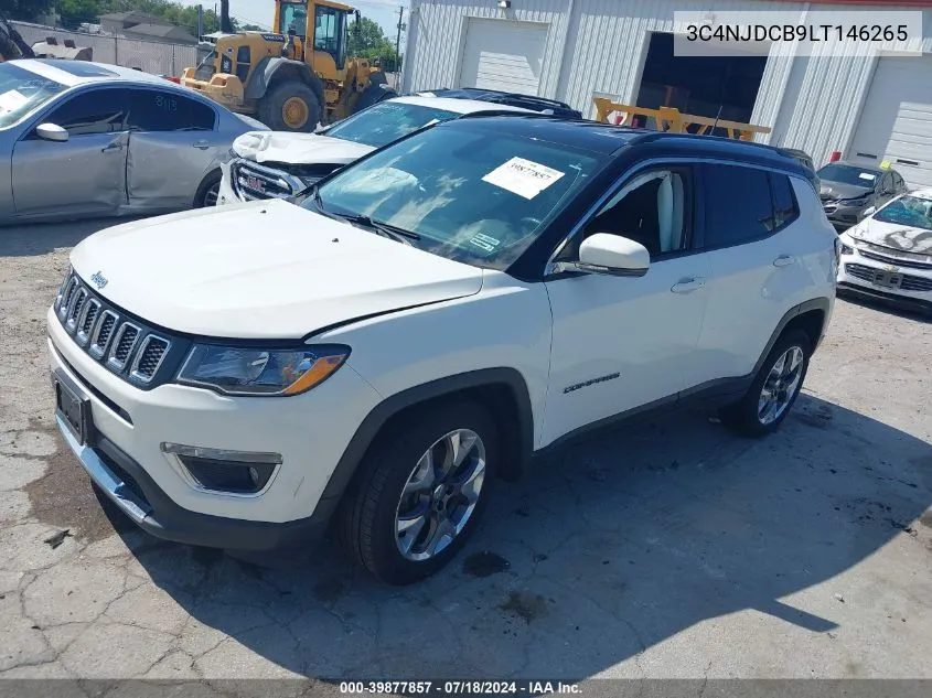 2020 Jeep Compass Limited 4X4 VIN: 3C4NJDCB9LT146265 Lot: 39877857