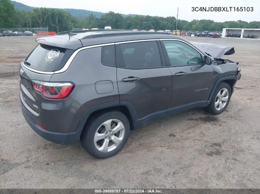 3C4NJDBBXLT165103 2020 Jeep Compass Latitude 4X4