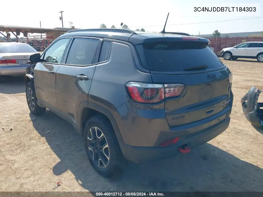 3C4NJDDB7LT184303 2020 Jeep Compass Trailhawk 4X4