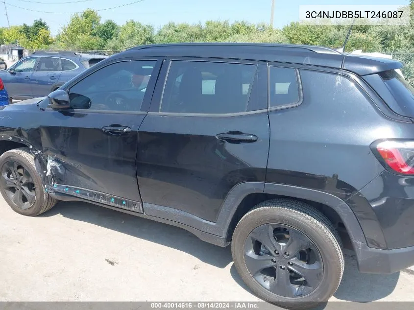 2020 Jeep Compass Altitude 4X4 VIN: 3C4NJDBB5LT246087 Lot: 40014616