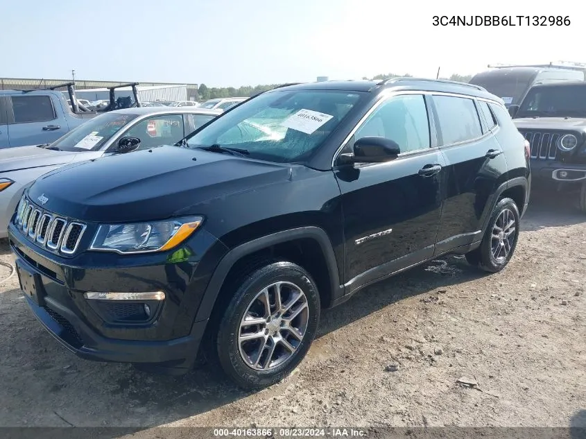 3C4NJDBB6LT132986 2020 Jeep Compass Latitude 4X4