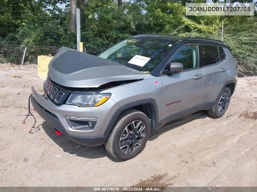 3C4NJDDB1LT207705 2020 Jeep Compass Trailhawk 4X4