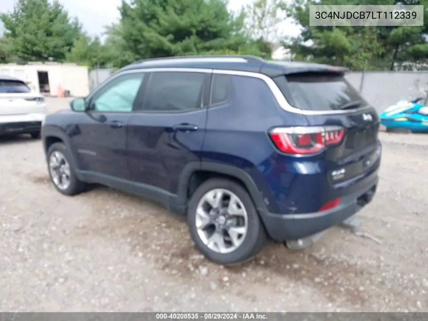 3C4NJDCB7LT112339 2020 Jeep Compass Limited 4X4