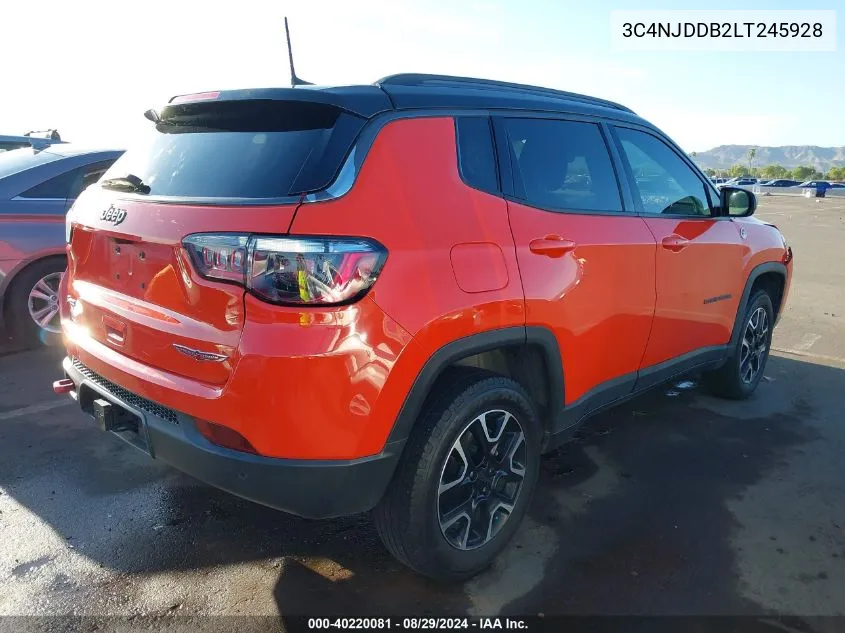 3C4NJDDB2LT245928 2020 Jeep Compass Trailhawk 4X4