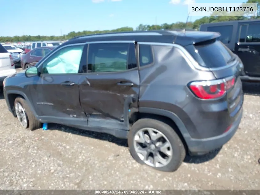 3C4NJDCB1LT123756 2020 Jeep Compass Limited