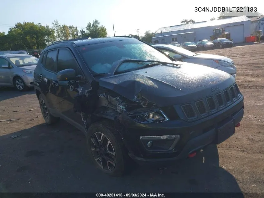 3C4NJDDB1LT221183 2020 Jeep Compass Trailhawk 4X4