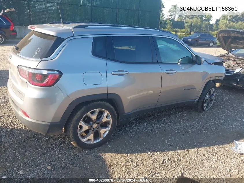 2020 Jeep Compass Limited VIN: 3C4NJCCB5LT158360 Lot: 40260076