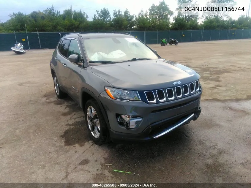 3C4NJDCB5LT156744 2020 Jeep Compass Limited 4X4