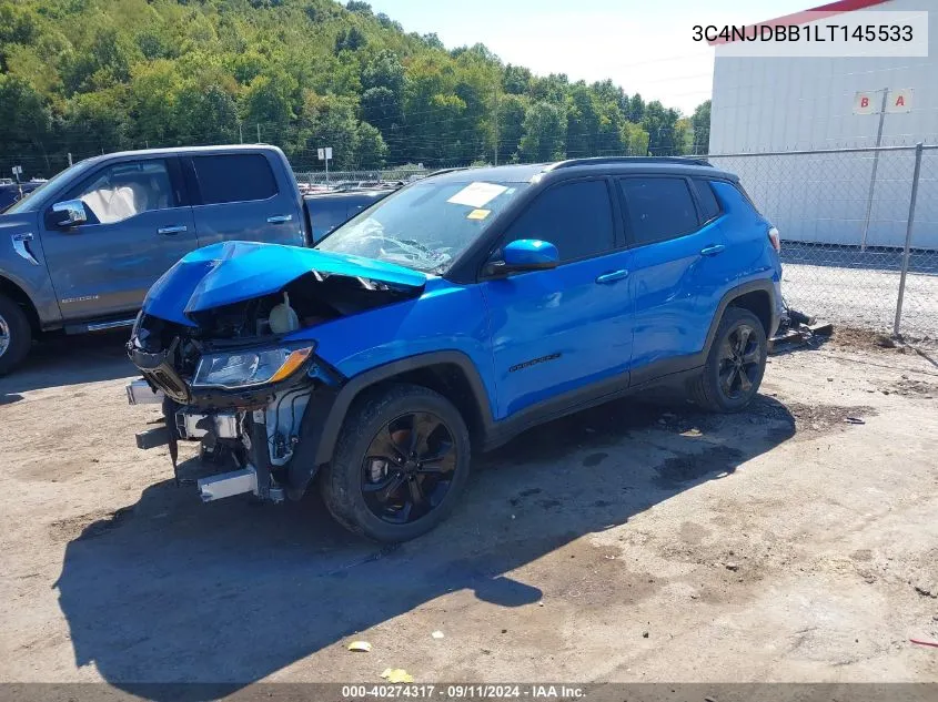 3C4NJDBB1LT145533 2020 Jeep Compass Altitude 4X4