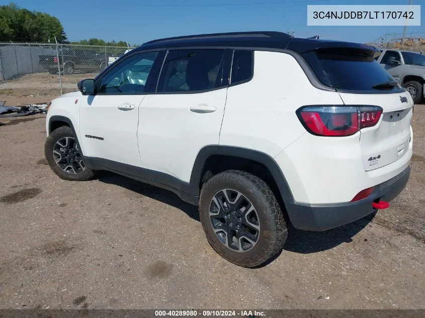 3C4NJDDB7LT170742 2020 Jeep Compass Trailhawk 4X4