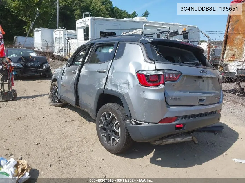 3C4NJDDB8LT195651 2020 Jeep Compass Trailhawk