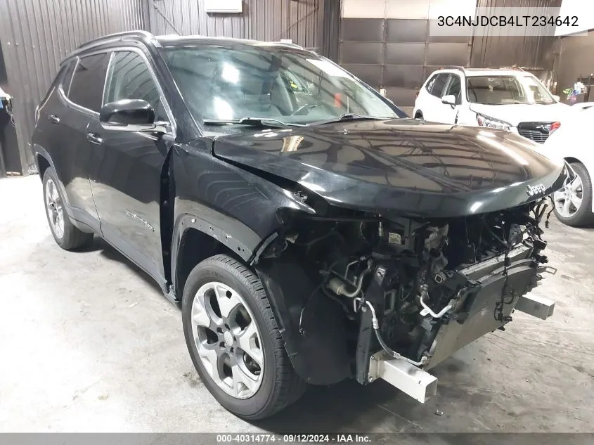 3C4NJDCB4LT234642 2020 Jeep Compass Limited 4X4