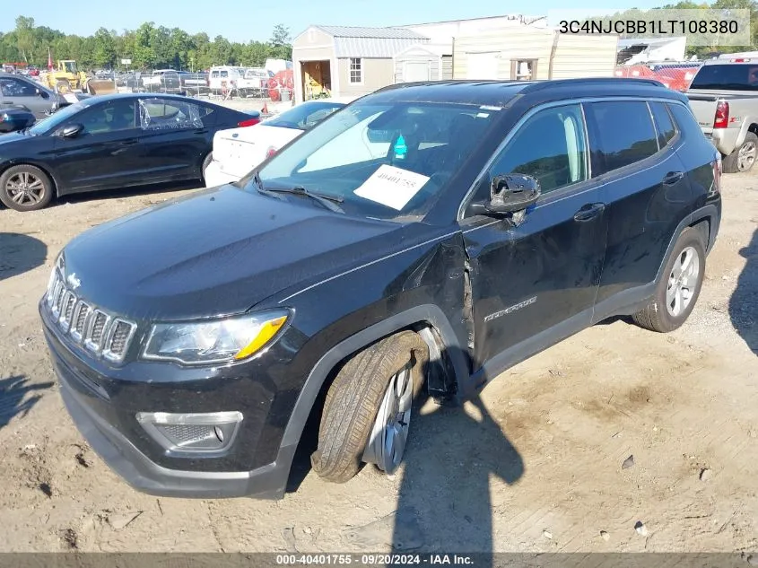 3C4NJCBB1LT108380 2020 Jeep Compass Latitude Fwd