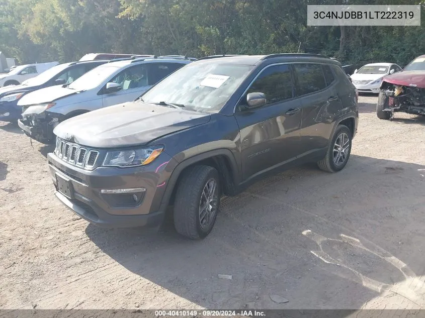 3C4NJDBB1LT222319 2020 Jeep Compass Sun And Safety 4X4