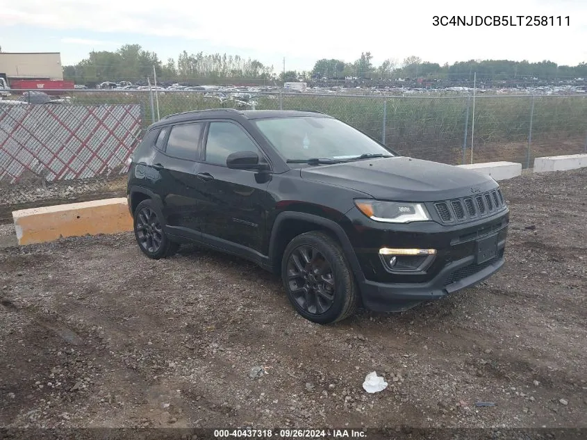 2020 Jeep Compass Limited VIN: 3C4NJDCB5LT258111 Lot: 40437318