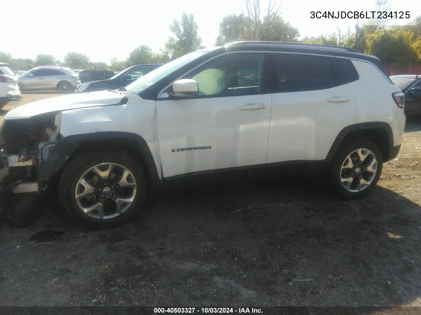 3C4NJDCB6LT234125 2020 Jeep Compass Limited 4X4