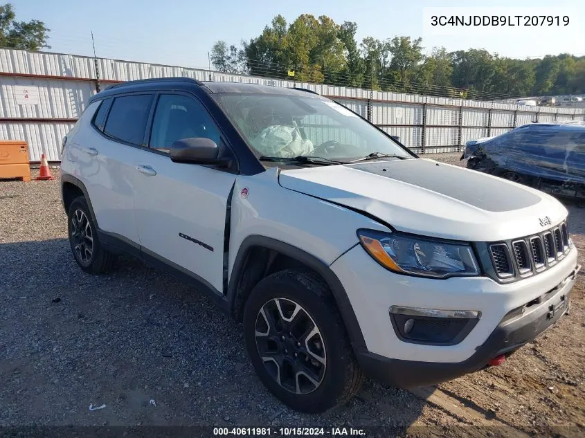 2020 Jeep Compass Trailhawk 4X4 VIN: 3C4NJDDB9LT207919 Lot: 40611981