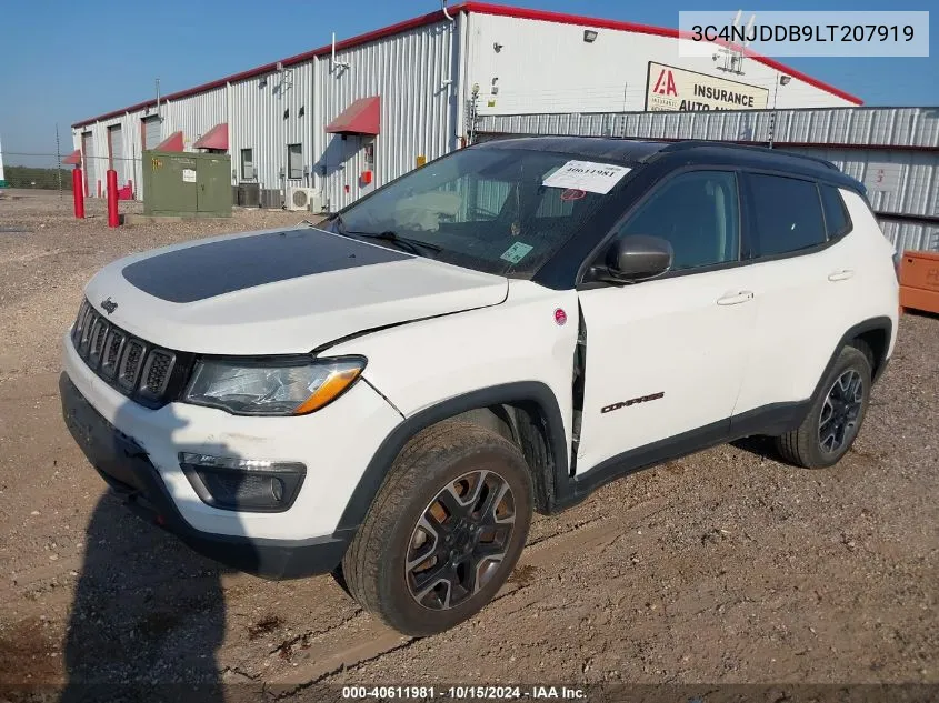 2020 Jeep Compass Trailhawk 4X4 VIN: 3C4NJDDB9LT207919 Lot: 40611981