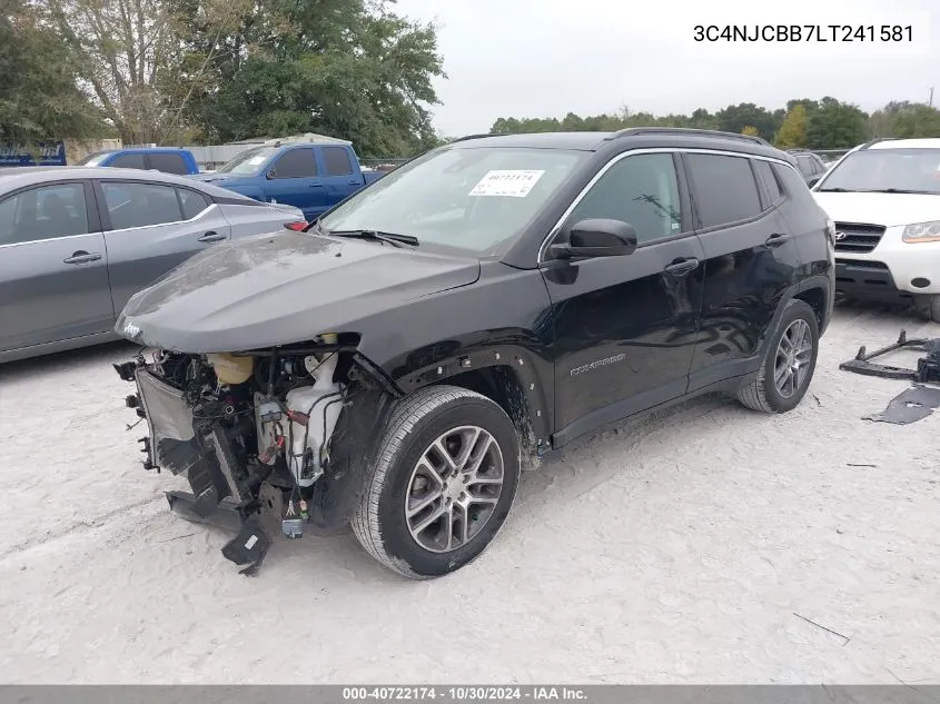 3C4NJCBB7LT241581 2020 Jeep Compass Sun And Safety Fwd