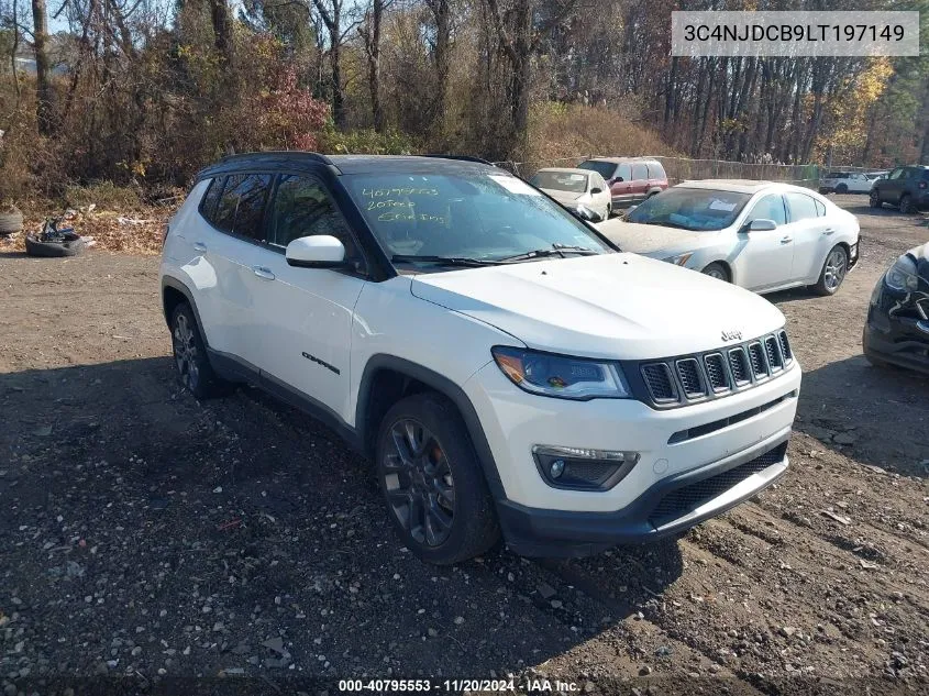 2020 Jeep Compass High Altitude 4X4 VIN: 3C4NJDCB9LT197149 Lot: 40795553