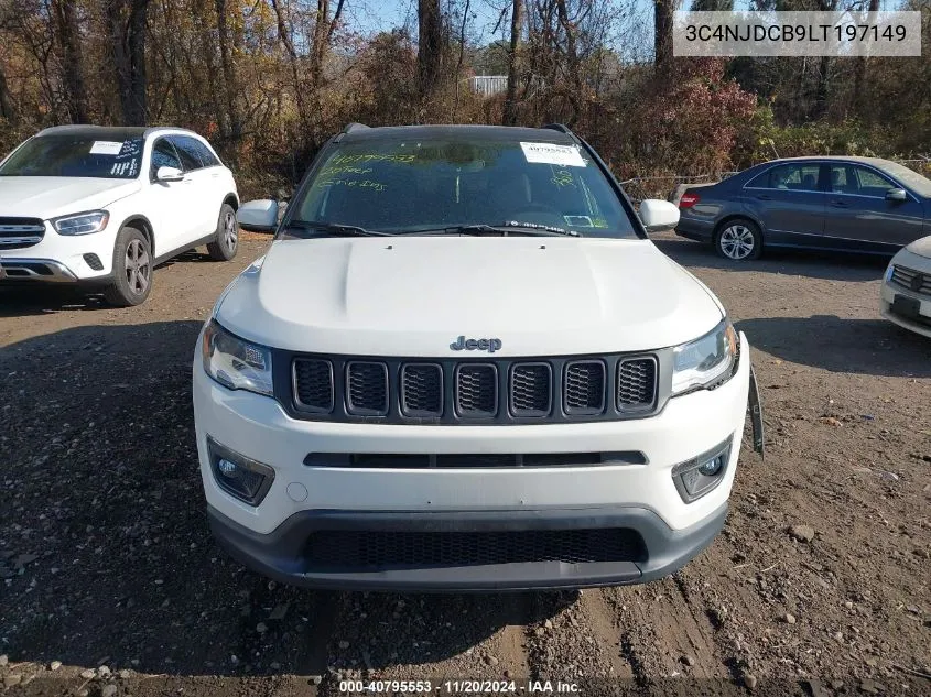 2020 Jeep Compass High Altitude 4X4 VIN: 3C4NJDCB9LT197149 Lot: 40795553