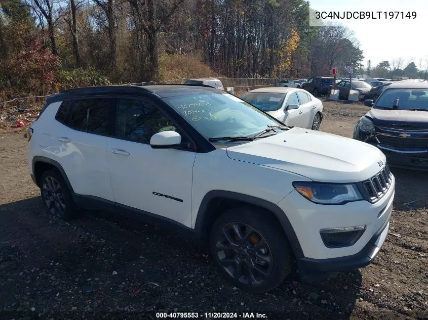 2020 Jeep Compass High Altitude 4X4 VIN: 3C4NJDCB9LT197149 Lot: 40795553