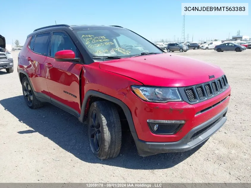 2021 Jeep Compass 80Th Edition VIN: 3C4NJDEB9MT563383 Lot: 12059178