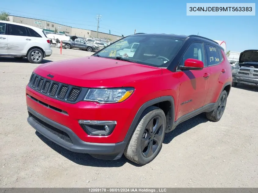 2021 Jeep Compass 80Th Edition VIN: 3C4NJDEB9MT563383 Lot: 12059178