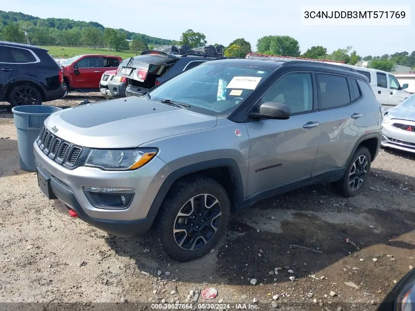 3C4NJDDB3MT571769 2021 Jeep Compass Trailhawk 4X4