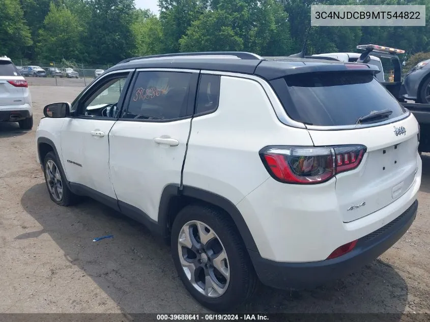 3C4NJDCB9MT544822 2021 Jeep Compass Limited 4X4