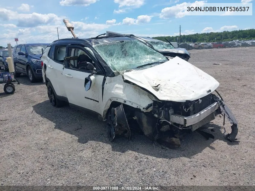 3C4NJDBB1MT536537 2021 Jeep Compass Altitude 4X4