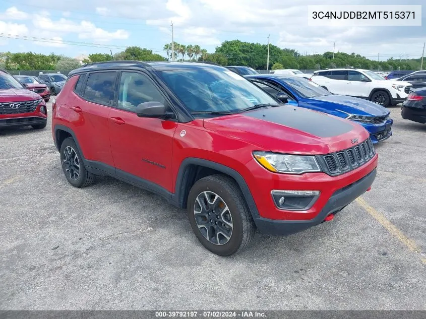 3C4NJDDB2MT515371 2021 Jeep Compass Trailhawk 4X4