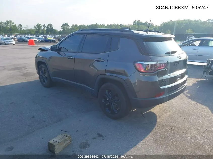 3C4NJCBBXMT505247 2021 Jeep Compass Altitude Fwd