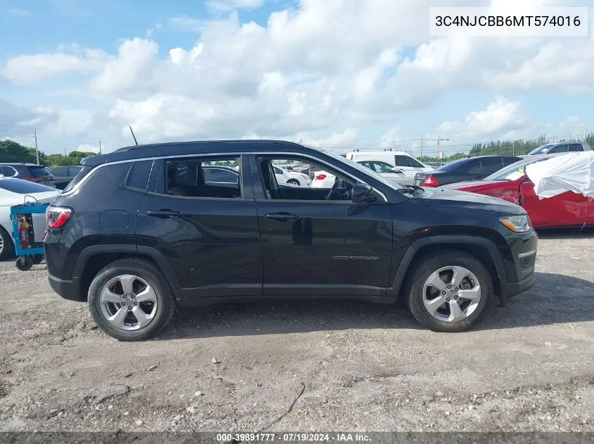 3C4NJCBB6MT574016 2021 Jeep Compass Latitude Fwd