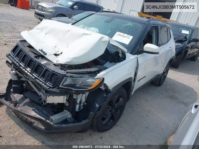 3C4NJCBB3MT505672 2021 Jeep Compass Altitude Fwd