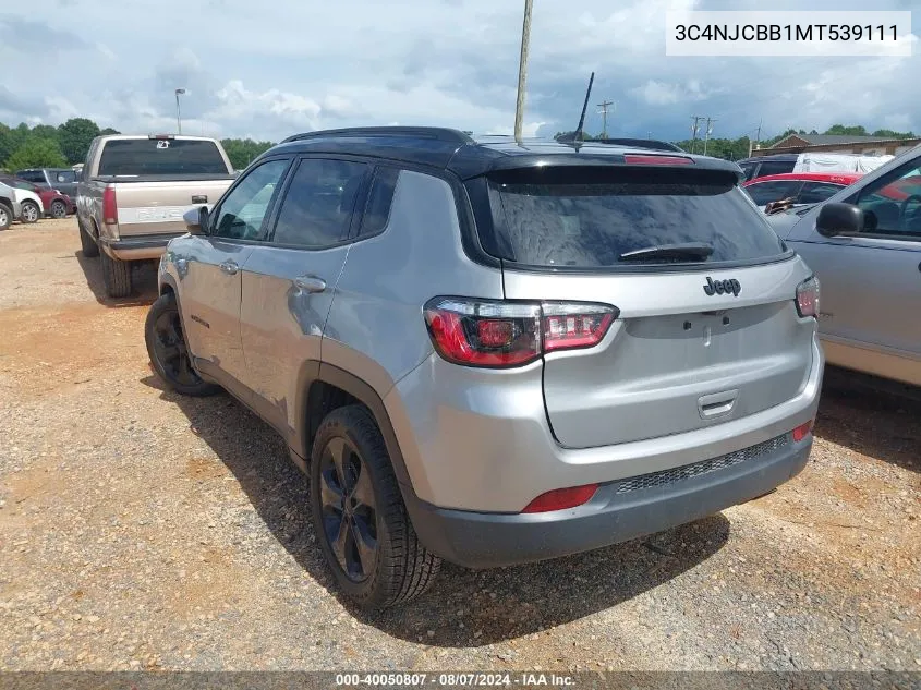 3C4NJCBB1MT539111 2021 Jeep Compass Altitude Fwd