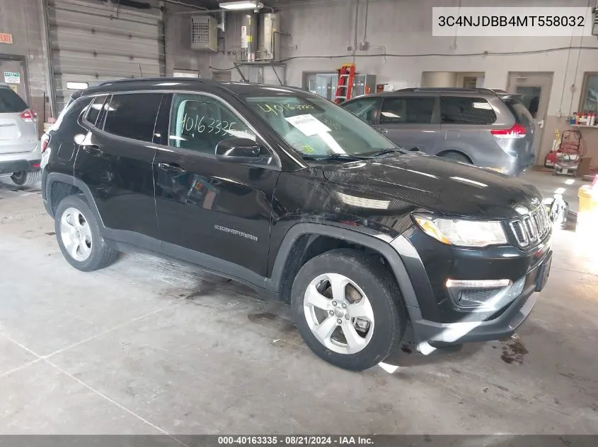 2021 Jeep Compass Latitude VIN: 3C4NJDBB4MT558032 Lot: 40163335