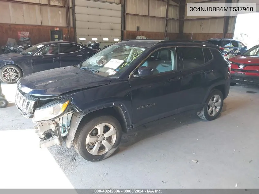 3C4NJDBB6MT537960 2021 Jeep Compass Latitude 4X4