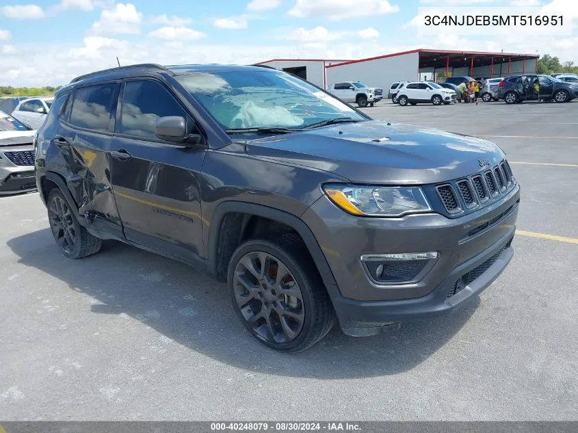 3C4NJDEB5MT516951 2021 Jeep Compass 80Th Anniversary 4X4