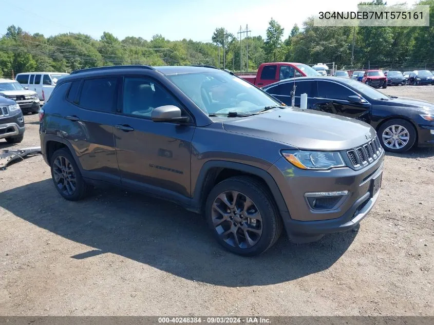 2021 Jeep Compass 80Th Anniversary 4X4 VIN: 3C4NJDEB7MT575161 Lot: 40248384