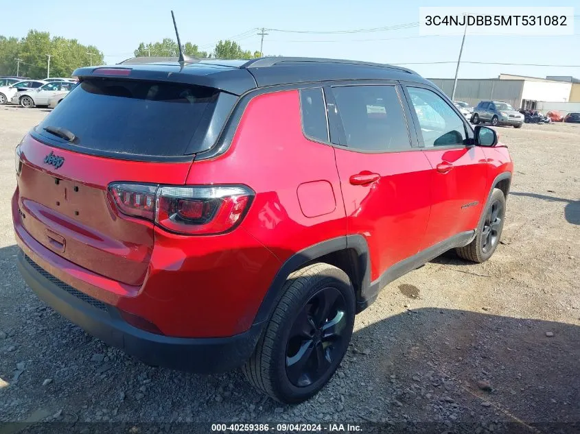 3C4NJDBB5MT531082 2021 Jeep Compass Altitude 4X4