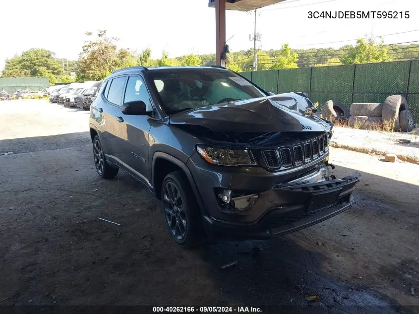 2021 Jeep Compass 80Th Edition VIN: 3C4NJDEB5MT595215 Lot: 40262166