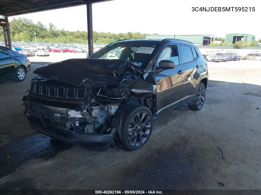 2021 Jeep Compass 80Th Edition VIN: 3C4NJDEB5MT595215 Lot: 40262166