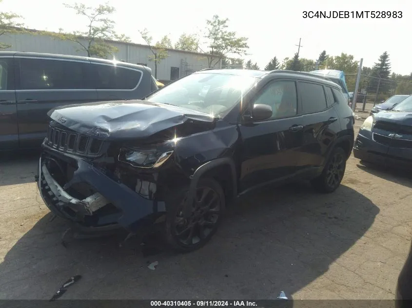 3C4NJDEB1MT528983 2021 Jeep Compass 80Th Edition