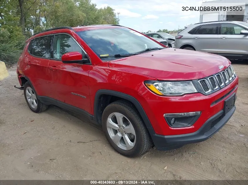 3C4NJDBB5MT515500 2021 Jeep Compass Latitude 4X4