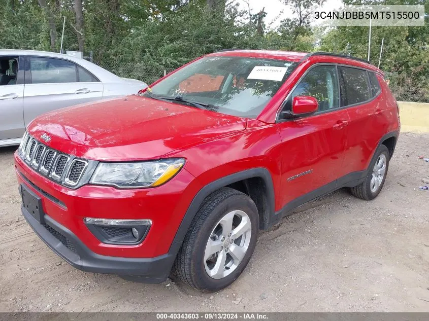 3C4NJDBB5MT515500 2021 Jeep Compass Latitude 4X4