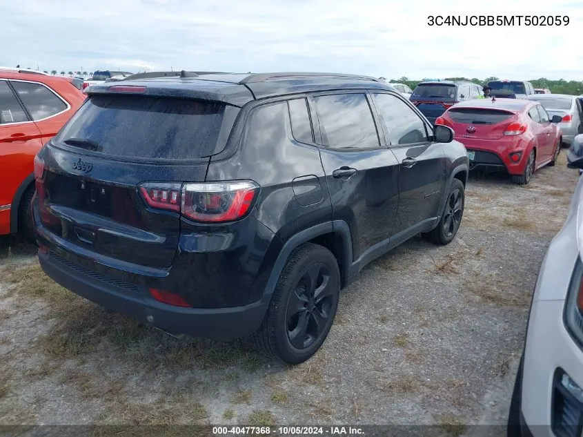 3C4NJCBB5MT502059 2021 Jeep Compass Latitude