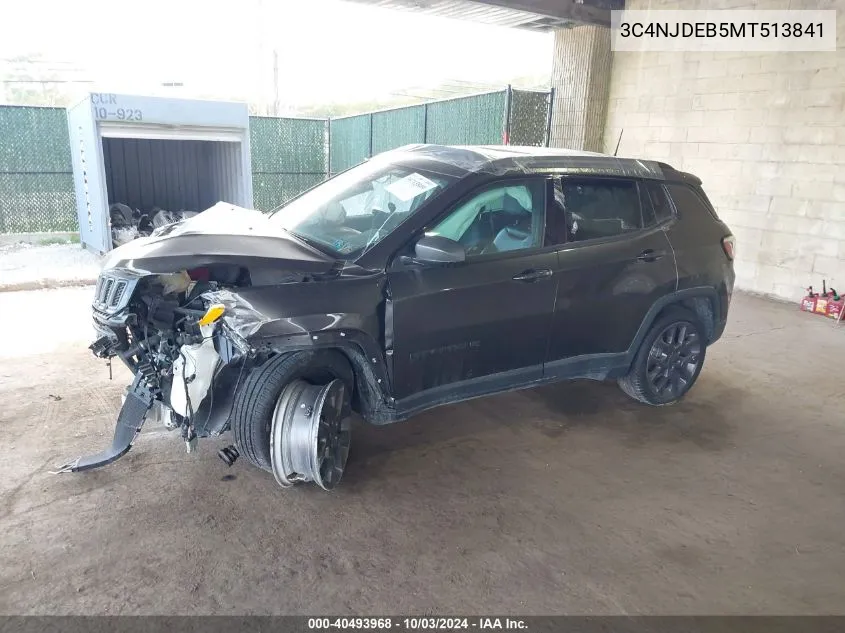 2021 Jeep Compass 80Th Anniversary 4X4 VIN: 3C4NJDEB5MT513841 Lot: 40493968