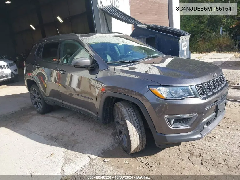 2021 Jeep Compass 80Th Anniversary 4X4 VIN: 3C4NJDEB6MT561641 Lot: 40548326