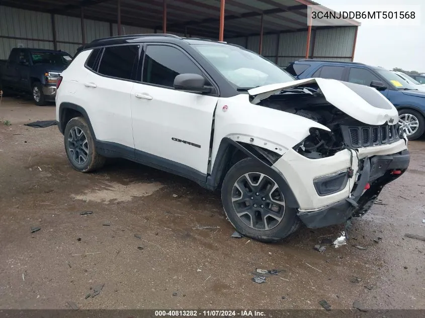 2021 Jeep Compass Trailhawk 4X4 VIN: 3C4NJDDB6MT501568 Lot: 40813282